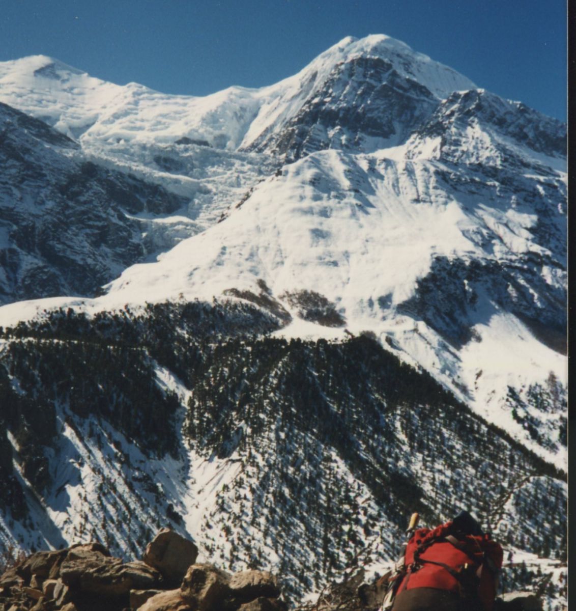 Mt.Gangapurna above Manang Village