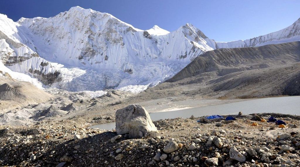 Mount Baruntse above Hongu Valley