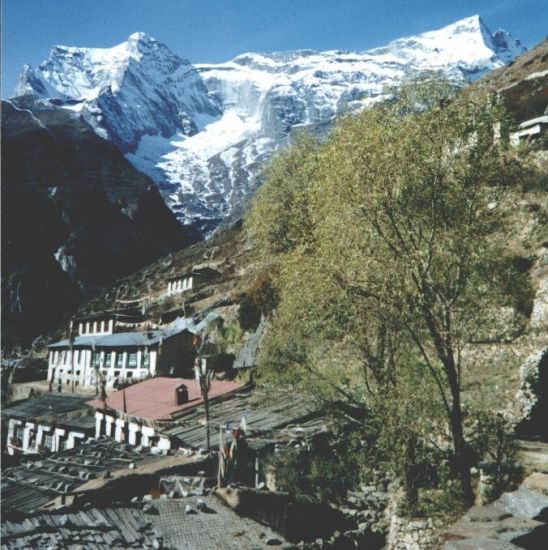 Namche Bazaar and Mt.Kwande Ri