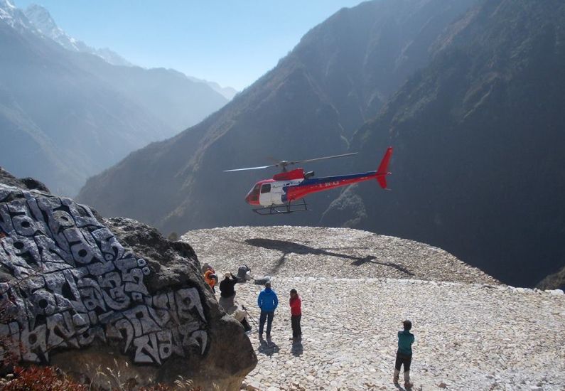 Kwande Ri from Shyangboche above Namche Bazaar