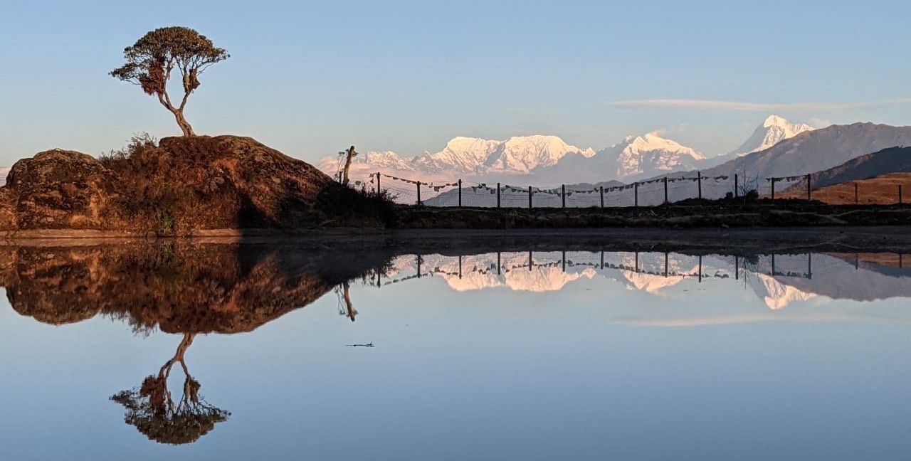 Gupha Pokhari on the Milke Danda