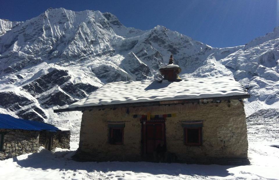 Himalayan Peaks above Darmasala before Larkya La