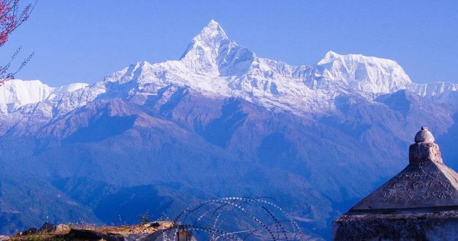 Mount Macchapucchre ( The " Fishtail Mountain " )