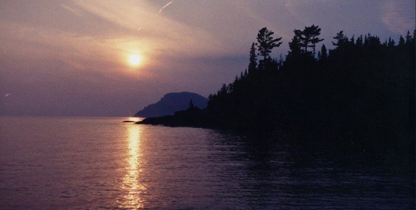 Sunset on Lake Superior