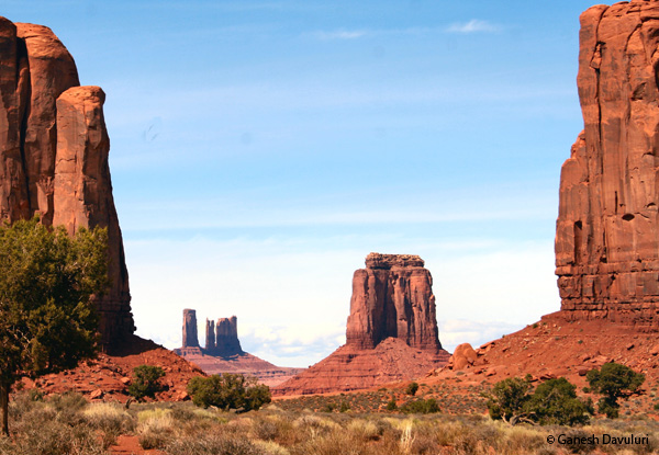 Sandstone Buttes of the North Window in Monument Valley