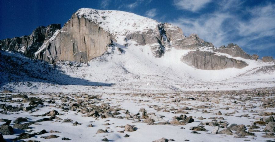 Longs Peak from the Boulder Field