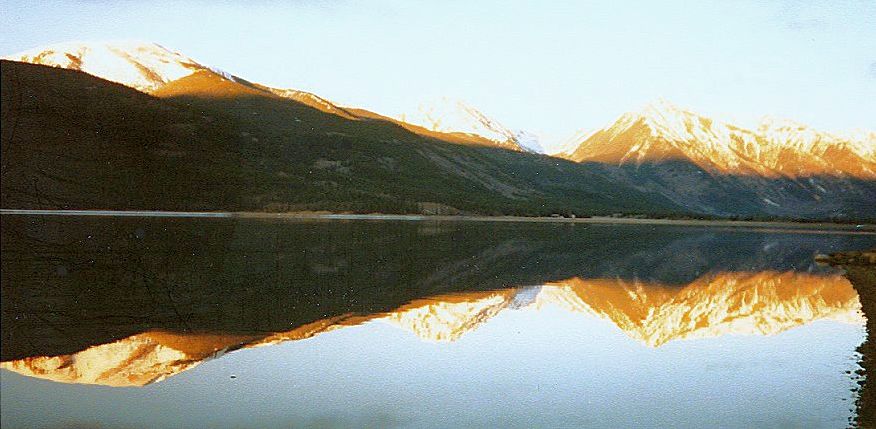 Sunrise on Mountain Lake in the Sawatch Range of the Colorado Rockies