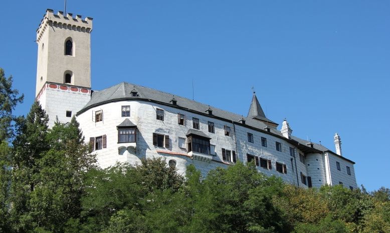 Rozmberk nad Vltavou Castle in the Czech Republic