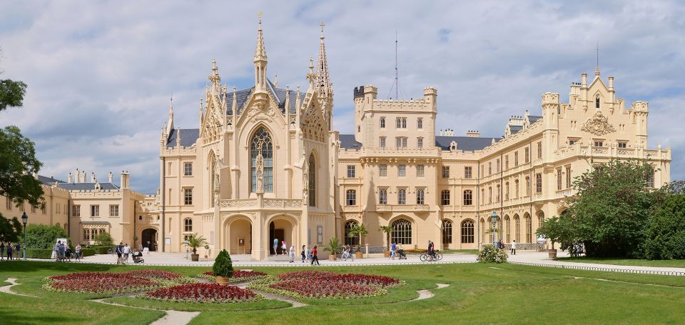 Lednice Castle in South Moravia in the Czech Republic