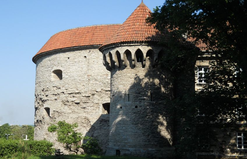 Towers in City Wall of Tallin Old Town