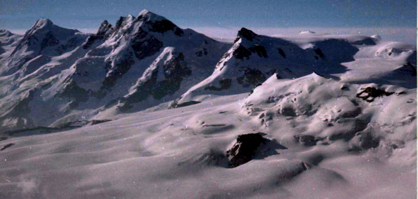 Breithorn and Klein ( Little ) Matterhorn from the Matterhorn