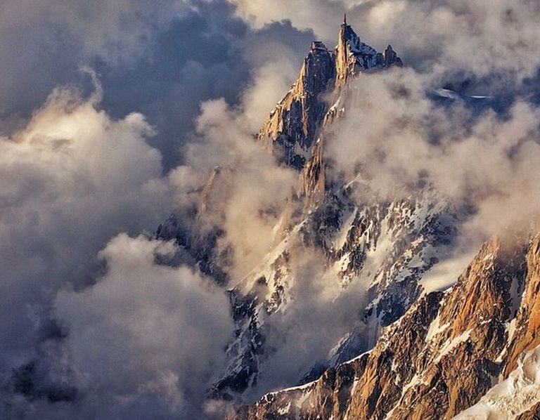 Aiguille du Midi above Chamonix