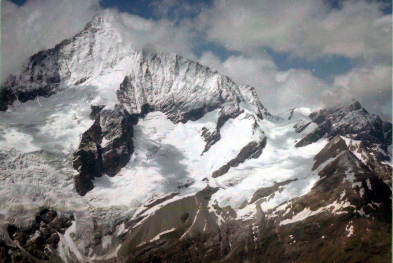 East Ridge of the Weisshorn from the Mettelhorn