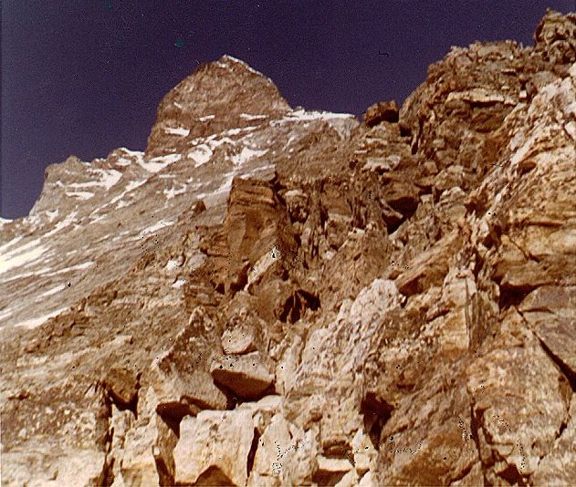 Matterhorn Summit from the Hornli Ridge ( normal route of ascent )