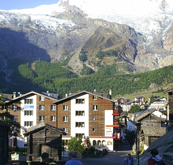 Saas Fe in the Valais Region of Switzerland