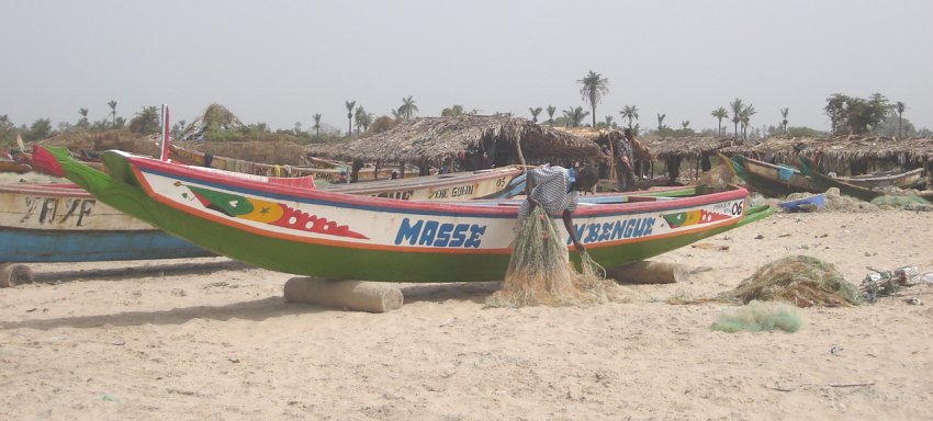 Fishing Boats on Beach at Sanyang