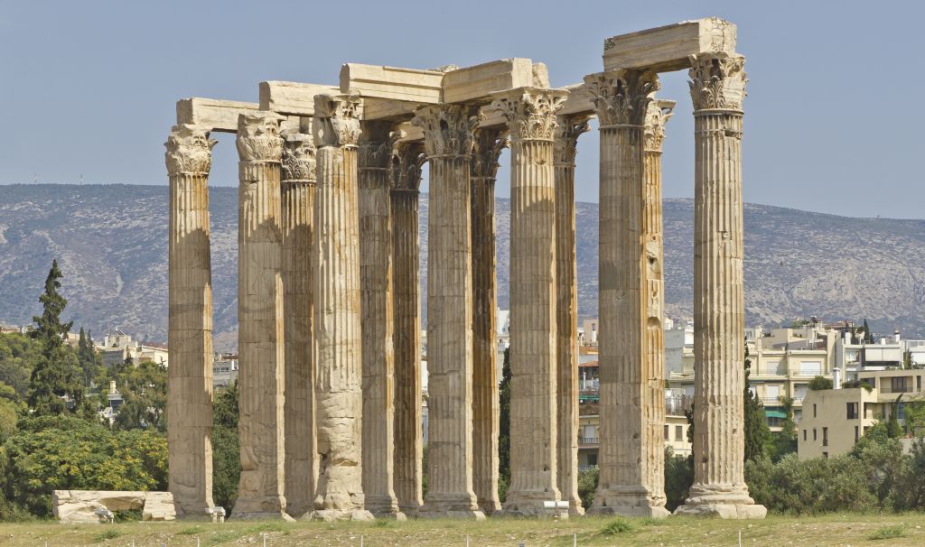 Temple of Olympian Zeus in Athens