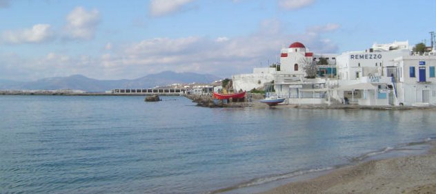 Mykonos in the Cycladic Islands of Greece