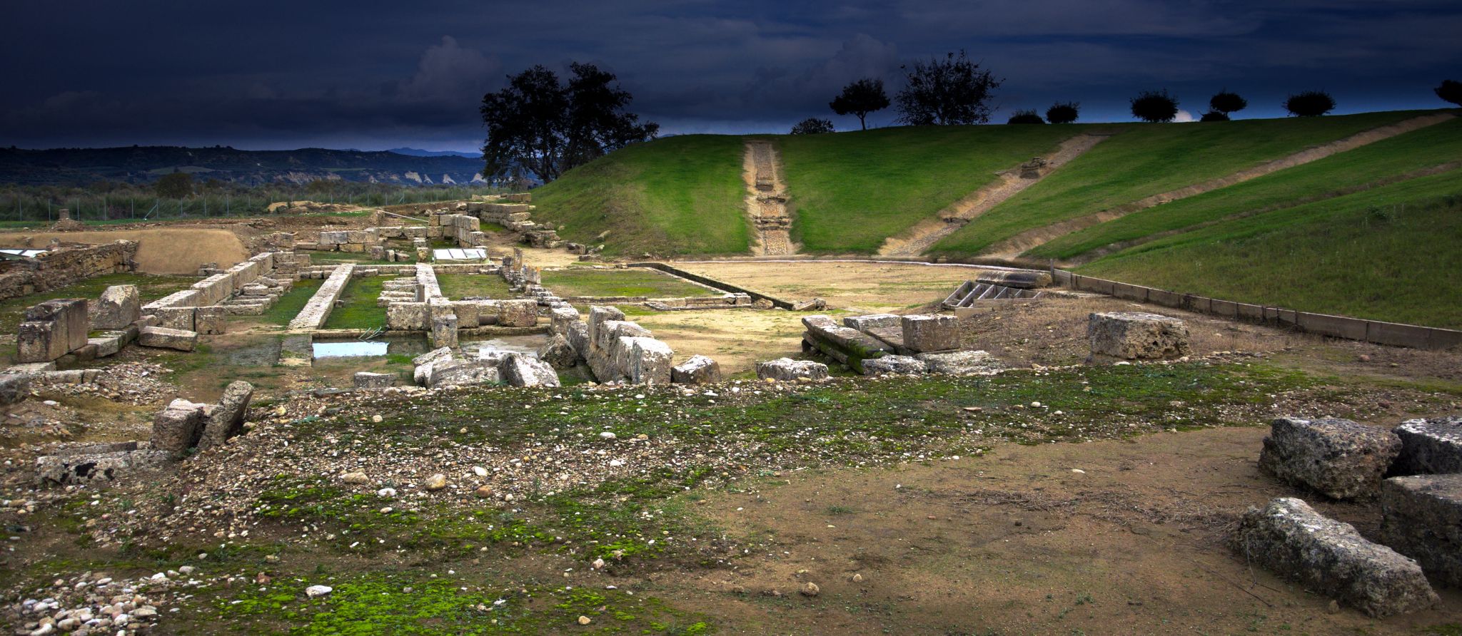 Ampitheatre at ancient city of Elis