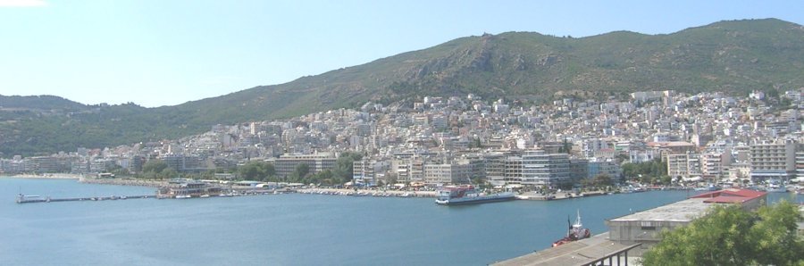 Waterfront at the City of Kavala in NE Greece