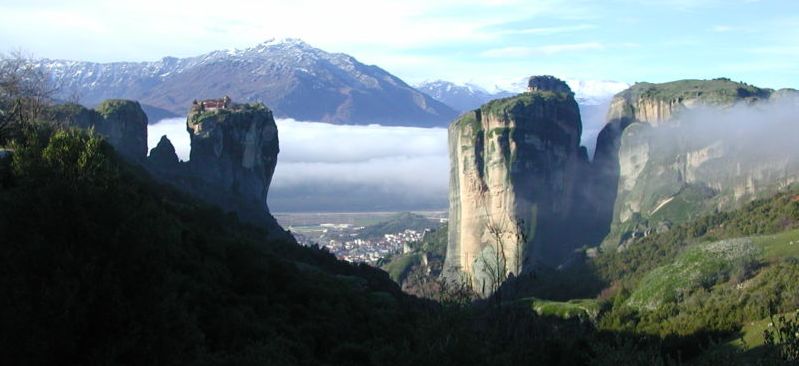 The Meteora in Northern Greece