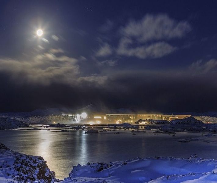 Blue Lagoon geo-thermal spa at Grindavik in Iceland