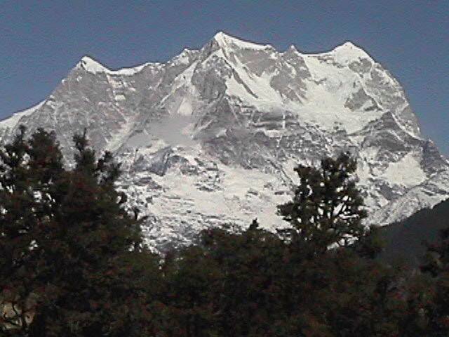 Choukhamba in the Garwal Himalaya of India