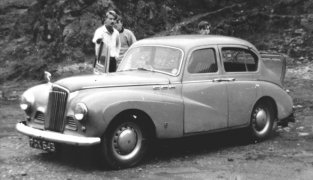 Charles Alan Ingram & Sunbeam Talbot in Glencoe