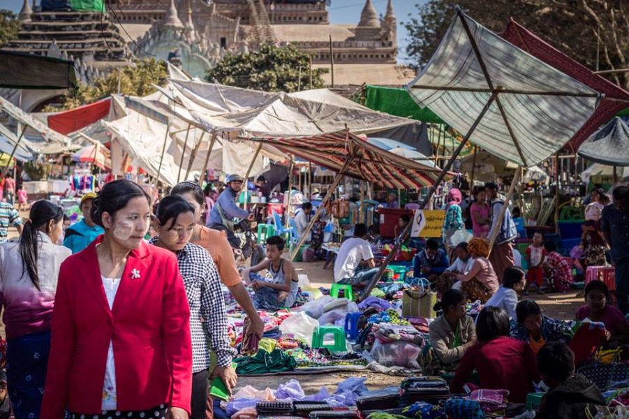 Local Market in Bagan