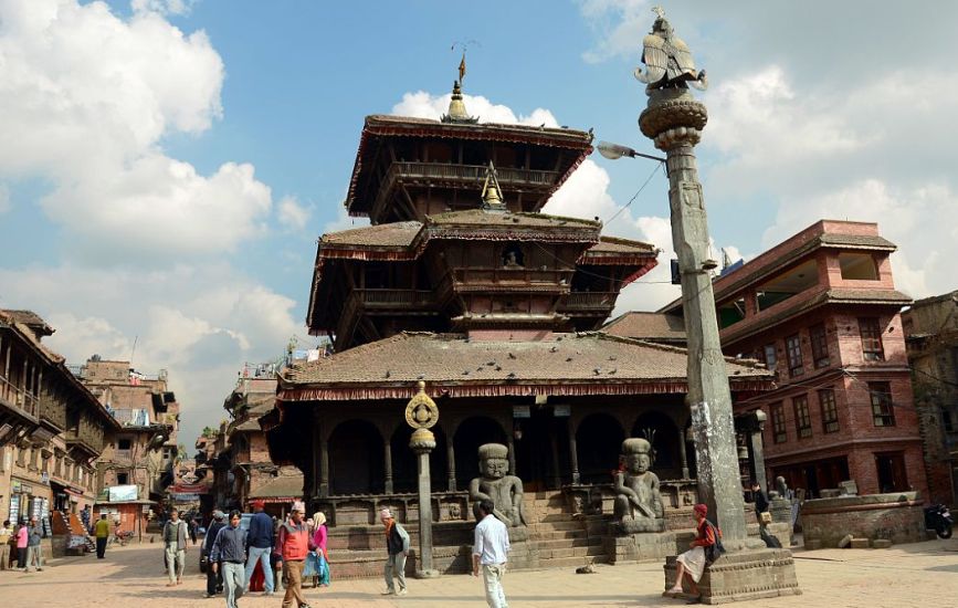 Dattatreya Temple in Bhaktapur in Kathmandu Valley of Nepal