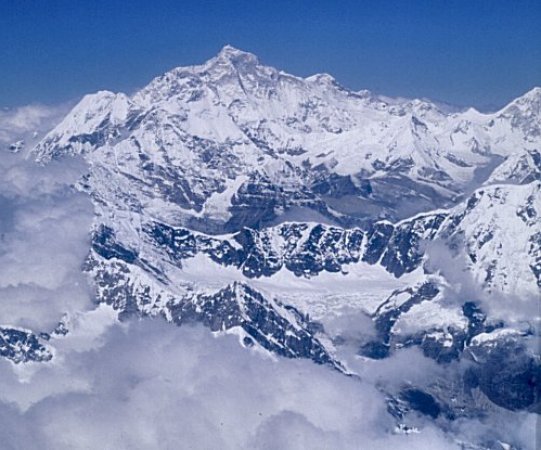 Mt. Makalu from the air