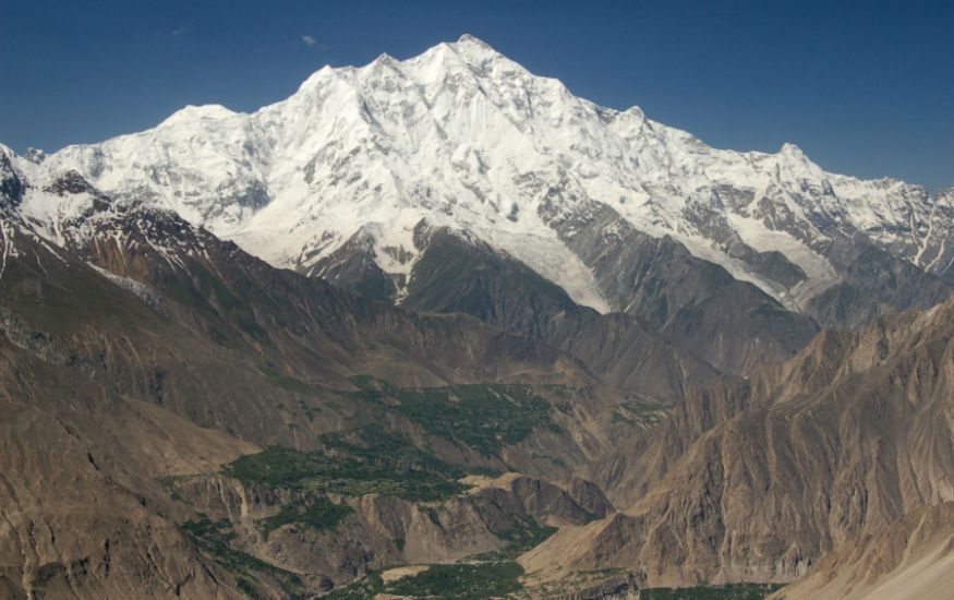 The Seven Thousanders - Rakaposhi ( 7788m ) in the Karakorum Mountains of Pakistan