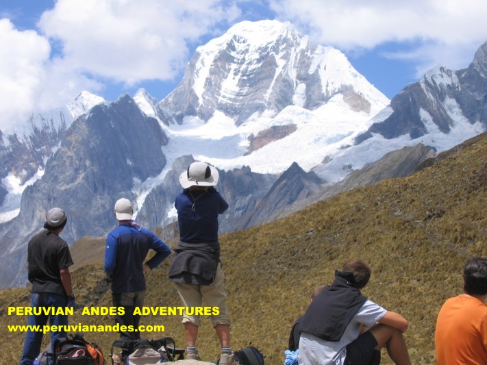 Carhuacocha in Cordillera Huayhuash of the Andes of Peru