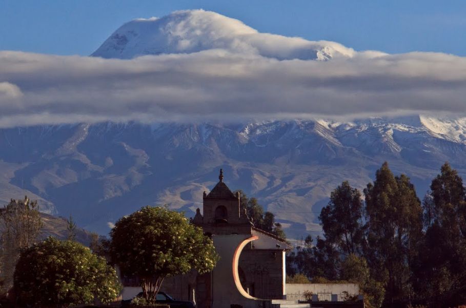 Chimborazo - 6310 metres - highest mountain in Ecuador