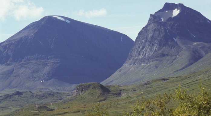 Approach to Kebnekaise in arctic Sweden