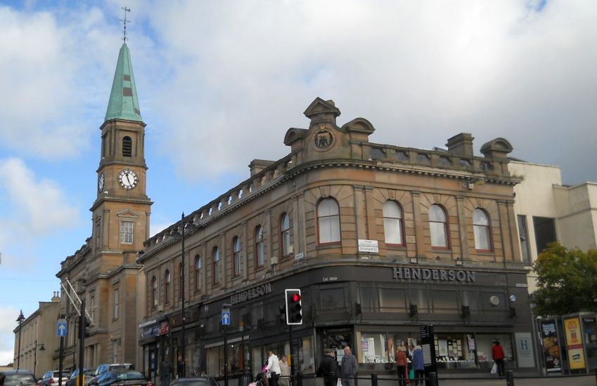 Town centre of Airdrie