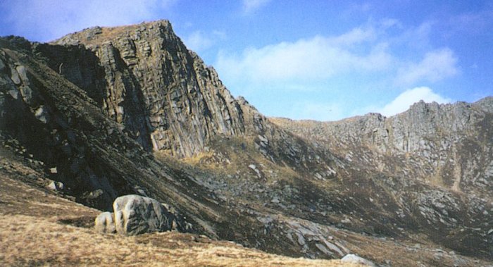 Beinn Nuis from Glen Rosa on the Island of Arran