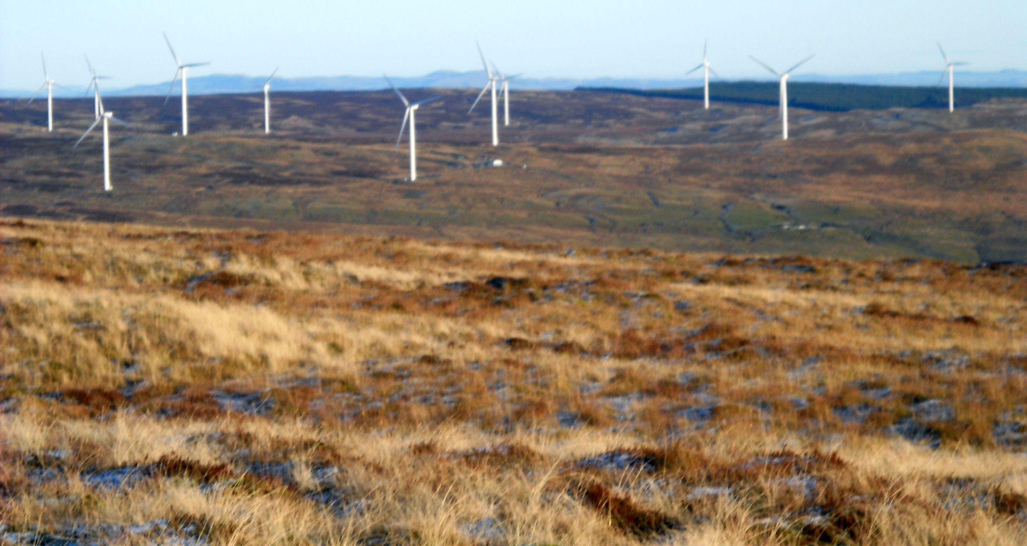 Earlsburn Windfarm on the Gargunnock Hills