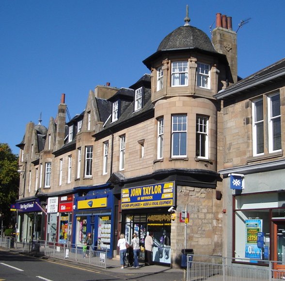 Buildings and Shops at Bearsden Cross