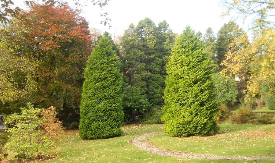 Gardens at Abbotsford House at Canniesburn Toll in Bearsden