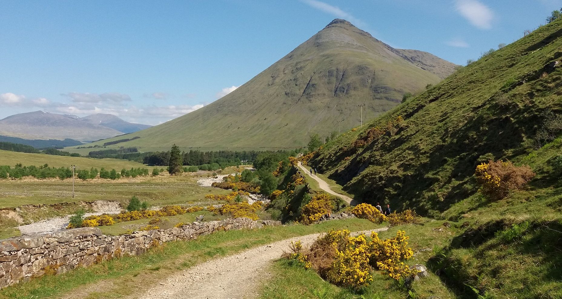 Beinn Dorain from West Highland Way beneath Beinn Odhar