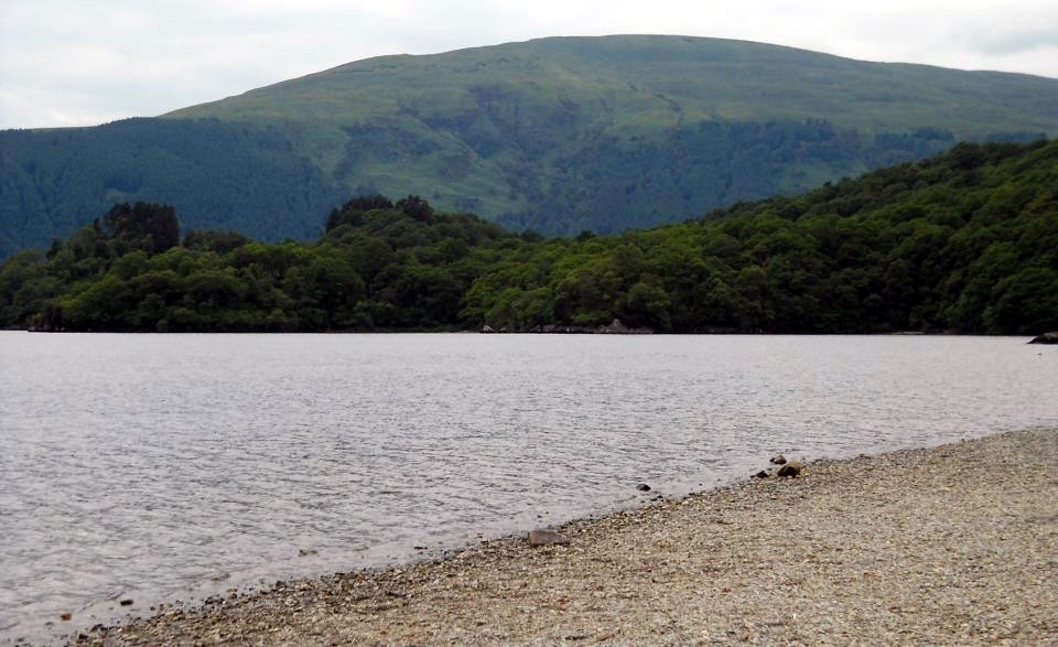 Luss Hills from Sallochy Bay on Loch Lomond