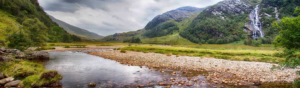 Glen Nevis and Steall waterfall