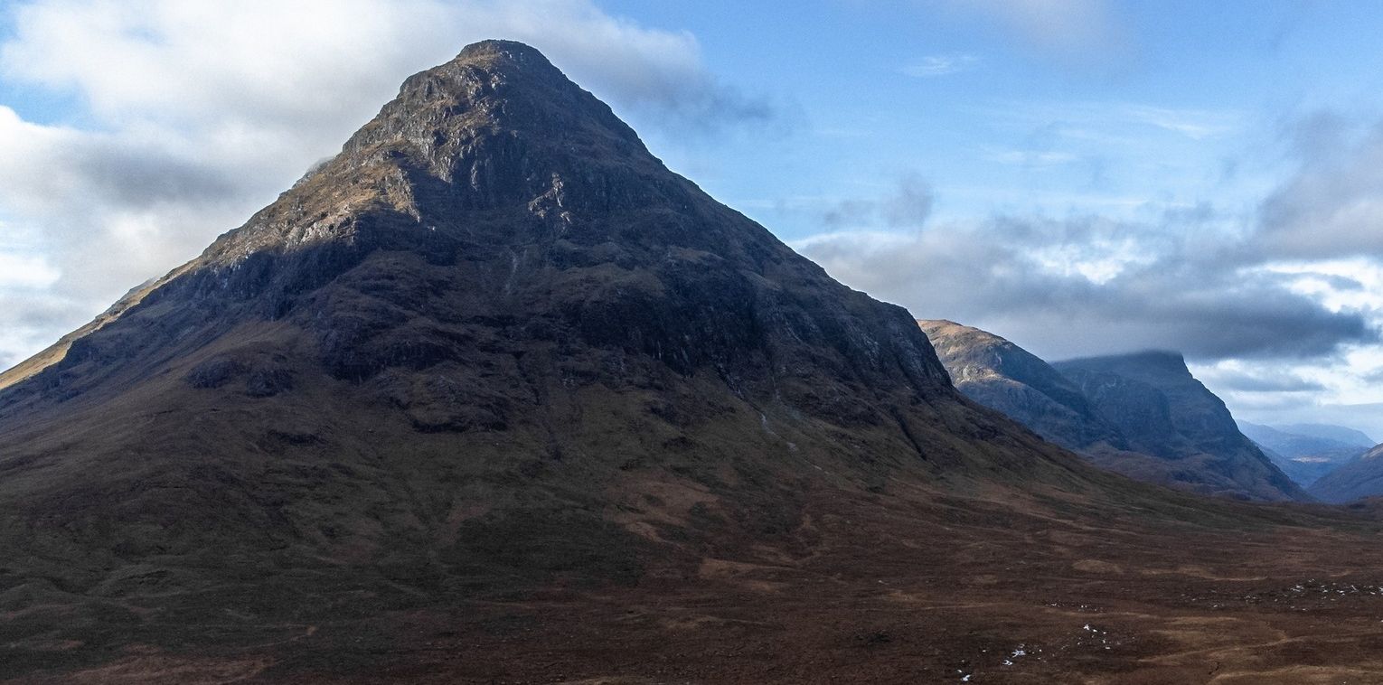 Buchaille Etive Beag ( The Little Shepherd ) in Glencoe in the Highlands of Scotland