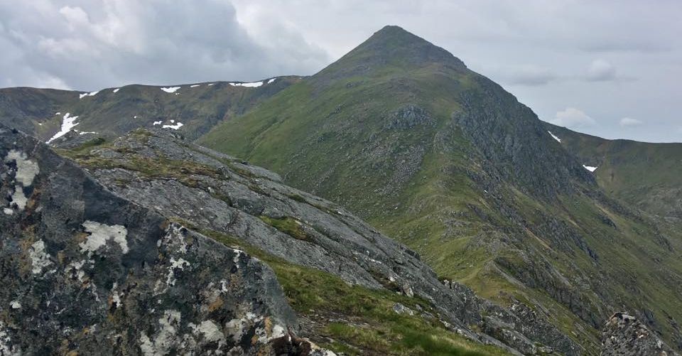 Beinn Fhionnlaidh above Loch Mullardoch