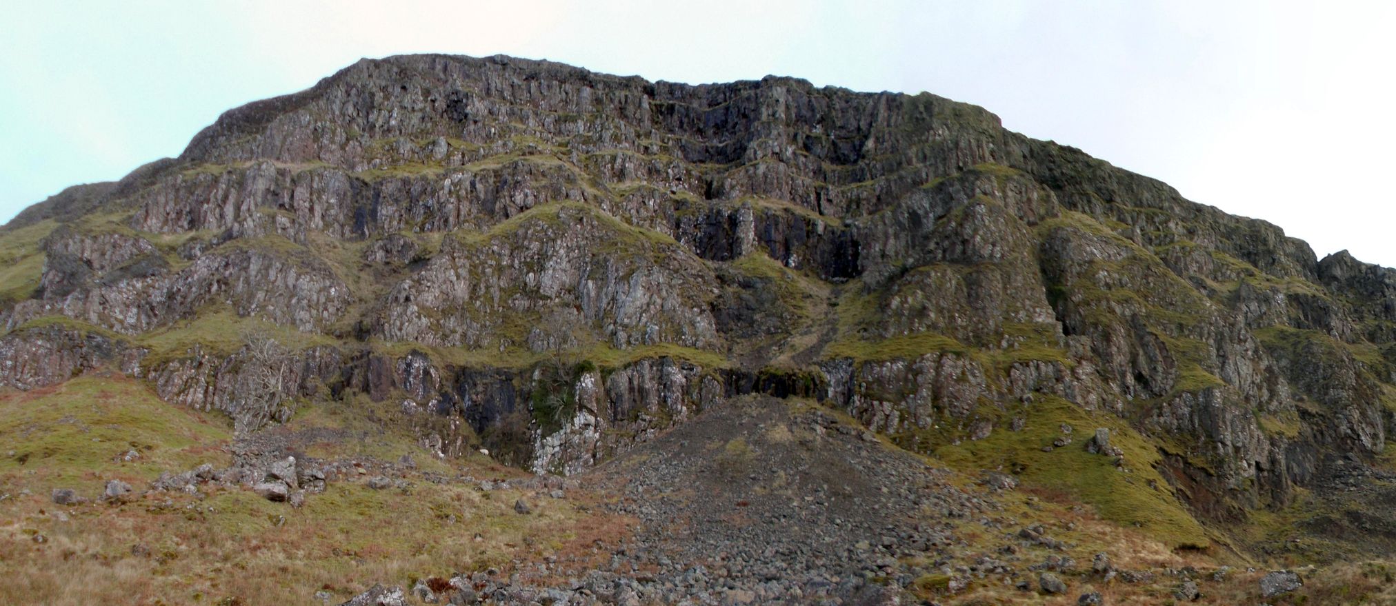 Black Craig in the escarpment of the Campsie Fells