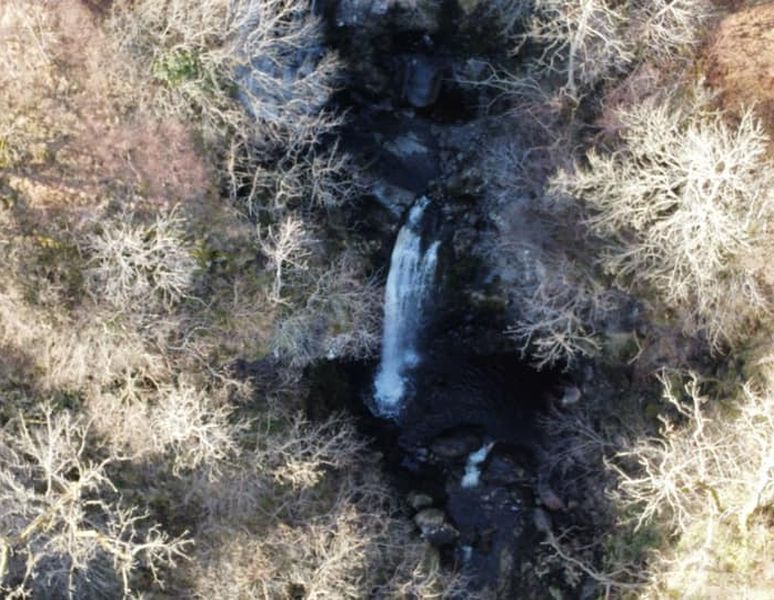 Spout of Ballagan in the Campsie Fells