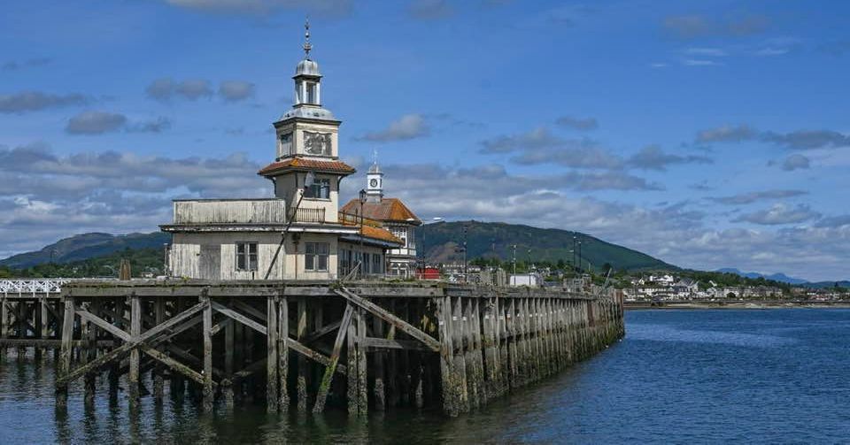 The old pier at Dunoon