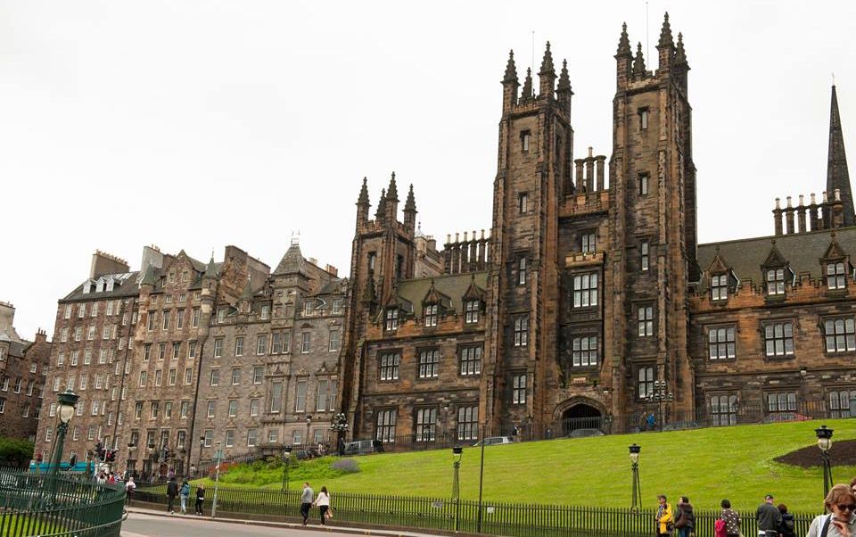 Buildings on the Mound in the City Centre of Edinburgh City Centre