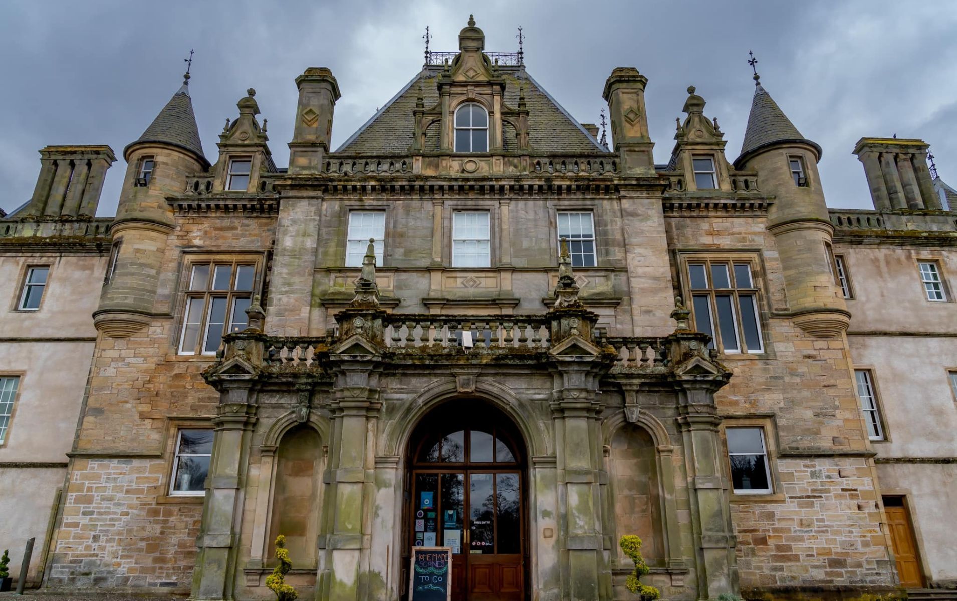 Callendar House in Callendar Park at Falkirk